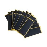 Magideal - 20 Piezas, Cinta Adhesiva Profesional Para Cubierta De Diapasón, Cinta Adhesiva Antideslizante De Espuma Para Monopatín, Pegatinas Para Monopatín De D Negro