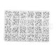 thumbnail image 4 of 1200x Cuentas De Letras Del Alfabeto Cuentas Del Alfabeto Para Fabricación De Joyas Decoración DIY Negro, 4 of 5