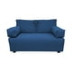thumbnail image 1 of Sofa Elle 2 Cuerpos Chenille Azul, 1 of 3