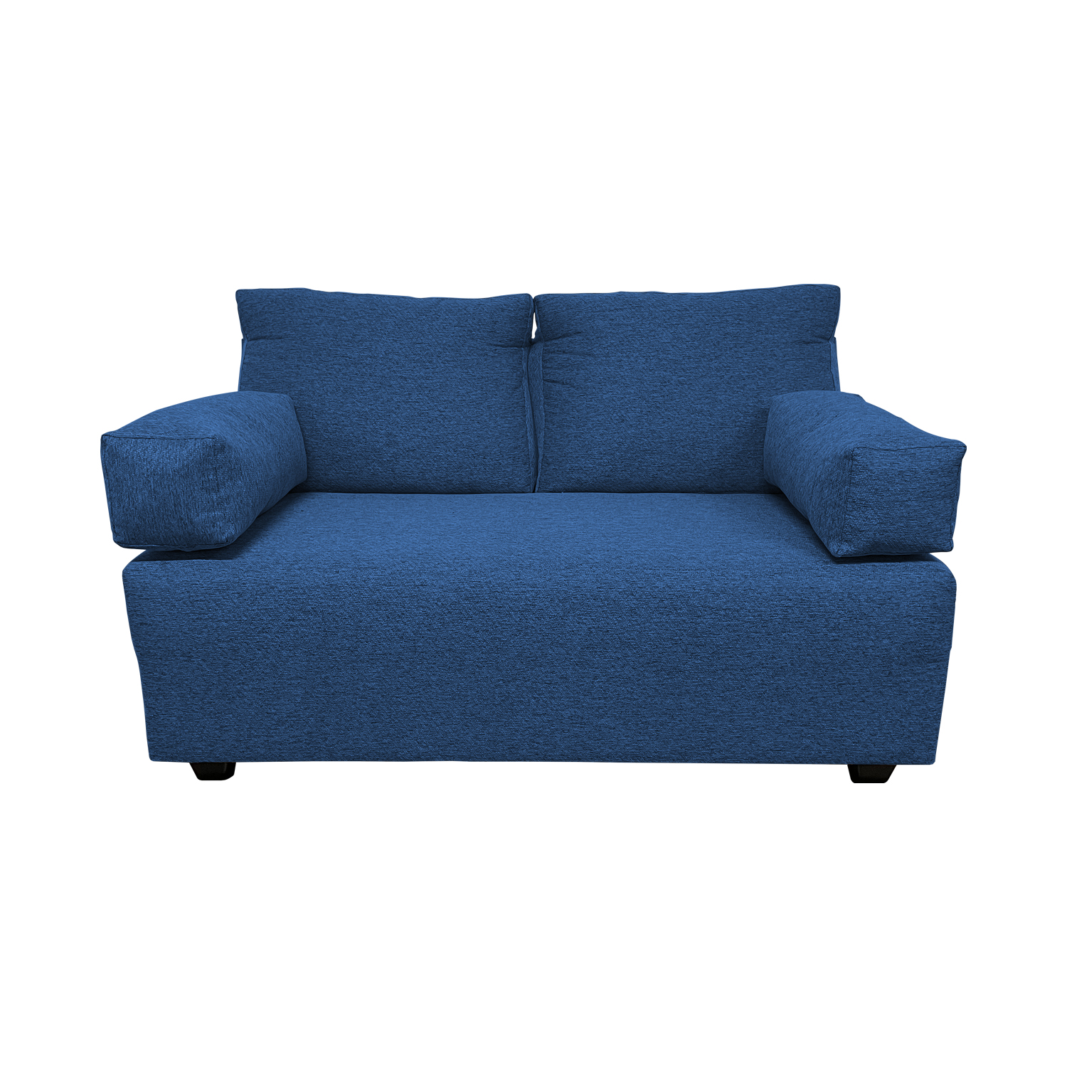 Induhome - Sofa Elle 2 Cuerpos Chenille Azul