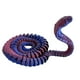 thumbnail image 2 of Juguete De Serpiente Impreso En 3D, Regalos Divertidos únicos, Accesorios De Bricolaje, Adorno De Acuario Flexible, Violeta, 2 of 3