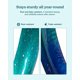 thumbnail image 4 of Cortaviento Cyan Oasis 208 cm de metal con luz solar azul claro, 4 of 8