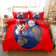 thumbnail image 1 of Game Super Mario King Size Bedding Sets Anime Cosplay Cute Bed Quilt Covers Pillowcases Bedroom Duvet Cover Sets, 1 of 5