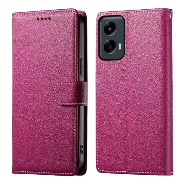 Funda para FOXDOCK Motorola Moto G Stylus 5G 2024– Cuero Premium, 3 ranuras para tarjetas, Protección contra impactos