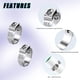 thumbnail image 4 of Anillos Prensados Pex De 1 2 Pulgada (paquete De 140) Anillos De Abrazadera Pex De Uso Mediano Abr, 4 of 8
