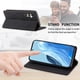 thumbnail image 3 of Funda tipo cartera con bloqueo RFID para Samsung Galaxy M35 Con tapa abatible, portatarjetas, cierre magnético, TPU y soporte Negro, 3 of 6