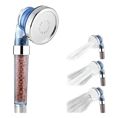 Genérico - Cabezal De Ducha Masaje Multifunción Ahorro De Presión Blanco