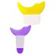 thumbnail image 2 of 2x Plantillas De Delineador De Ojos Plantilla De Silicona Herramientas De Maquillaje De Ojos L Violeta S Amarillo, 2 of 5
