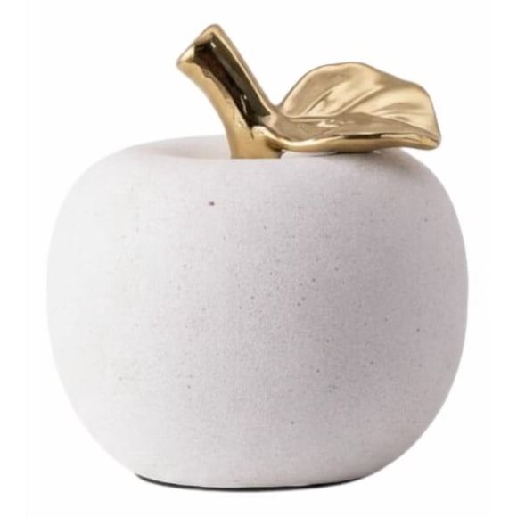 Figura Decorativa Manzana Textura Moderna Adorno Jhn