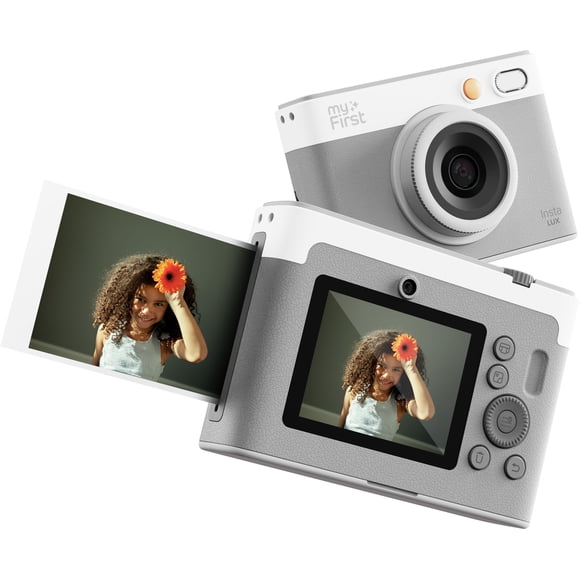 Cámara de impresión instantánea myFirst Insta Lux gris inalámbrica
