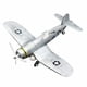 thumbnail image 5 of 1:48 Escala WWII F4U Kit De Modelo De Ensamblaje De Aviones Para Adultos Y Ni?os DIY Silver, 5 of 5
