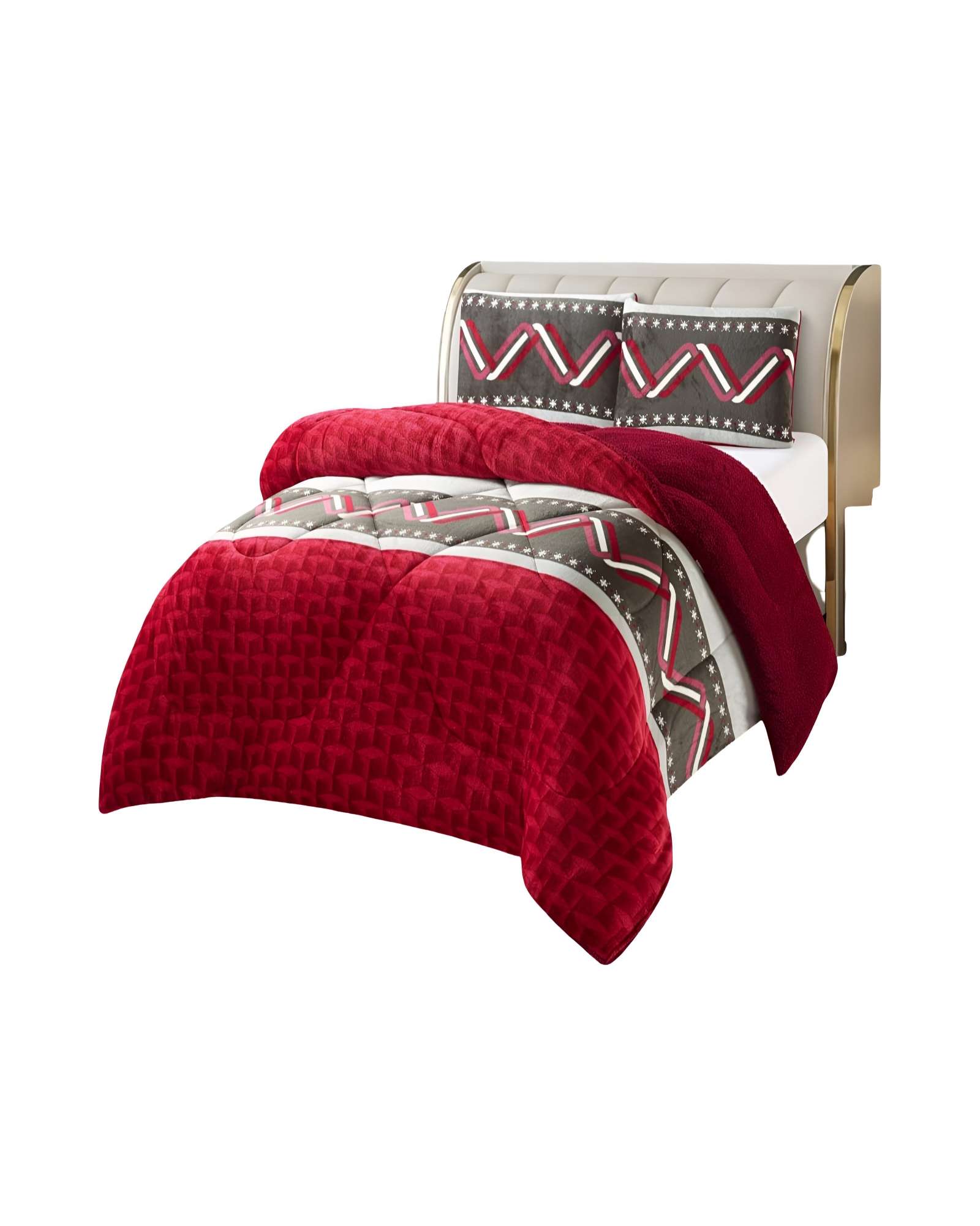 Genérico - Cobertor Plush Con Chiporro King 250X270Cm Multicolor C5