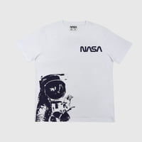 Polera Hombre Cool Blanco Nasa