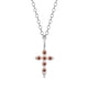 thumbnail image 1 of Collar HESHPAWS S925 Sterling Silver Cross Naranja, 1 of 3