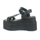 thumbnail image 2 of Sandalia Chalada Mujer Vex-6 Negro Plataforma, 2 of 7
