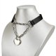 thumbnail image 4 of Collar Alona Magic Goth Choker negro de piel sintética para mujer, 4 of 7