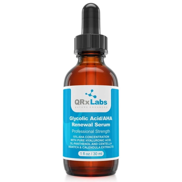 Sérum QRxLabs Ácido glicólico/AHA con un 15% de renovación, 30 ml