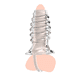 thumbnail image 3 of 1pc Realistic Penis Sleeve for Delayed Ejaculation and Enhanced Pleasure - Reusable Condom and Cock Ring for Men, 3 of 3