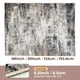 thumbnail image 2 of Alfombra Protectora Para Silla De Oficina 122 X 152 Cm Beige De Chenilla, 2 of 9