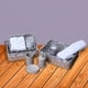 thumbnail image 5 of Set de Canastas Antonia Gris 3 Piezas, 5 of 5