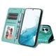 thumbnail image 3 of Funda tipo cartera FOXDOCK para Samsung Galaxy A54 5G , diseño girasol en relieve, cuero PU, cierre magnético, soporte y tarjetero, 3 of 5