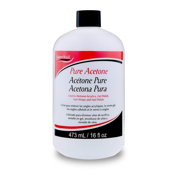 Quitaesmalte Super Nail Pure Acetone 473 ml