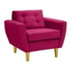 thumbnail image 2 of Sofa Bote 1c Felpa 01 Burdeo, 2 of 6