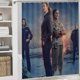 thumbnail image 5 of Dead Loch-theme 4-Piece Shower Curtain Set with Rugs, Waterproof Bathroom Decor Set Includes Bath Mat, U-Shaped Rug, Toilet Lid Cover and Curtain with Hooks, 5 of 6