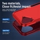 thumbnail image 4 of Para Apple iPhone 16 Plus Funda a Prueba de Golpes Resistente Protección de Cuerpo Completo de Alta Resistencia a Prueba de Polvo/caídas Cubierta Funda, Rojo, para iPhone 16 Plus, 4 of 7