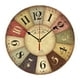 thumbnail image 3 of Reloj De Pared De La Vendimia En Mal Estado Decoración Rústica Cocina De La Casa Elegante De Madera De 30 Cm 3, 3 of 3