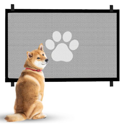 Crusec - Malla Puerta De Seguridad Para Mascotas Proteccion Hogar