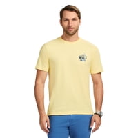 Camiseta Izod Saltwater Graphic Lemon Merengue Para Hombre - M