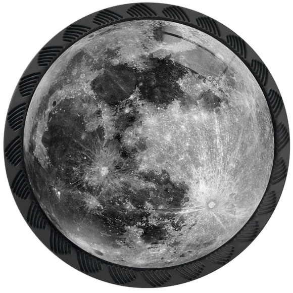 Perillas Para Gabinete Diseño De Luna 4 Piezas 3 5x2 8x1 7 Cm