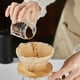 thumbnail image 3 of Mini molina de café manual con 40 ajustes ajustables, molino de granos de café portátil con capacidad de 25g, molina de café cónica con manivela para viajar, acampar, oficina, espresso, vert, 3 of 3