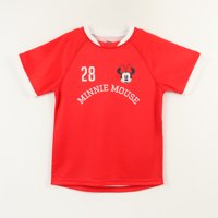 Polera Manga Corta Niña Rojo Fútbol Minnie Disney