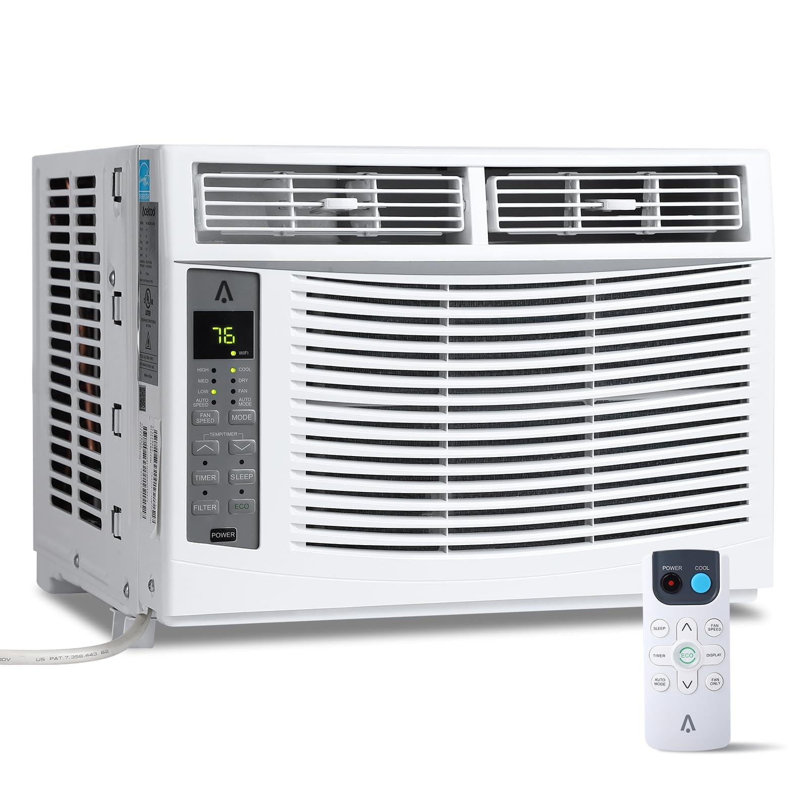 Aire Acondicionado De Ventana Milleloom 6000 Btu 3 En 1 350 M² 115 V
