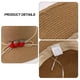 thumbnail image 3 of Sombrero de paja para niños de 52 a 54 cm de circunferencia, bonito sombrero de ala ancha con diseño de fresa, sombrero de verano, protector solar, sombrero de pescador, sombrilla de viaje., 3 of 5