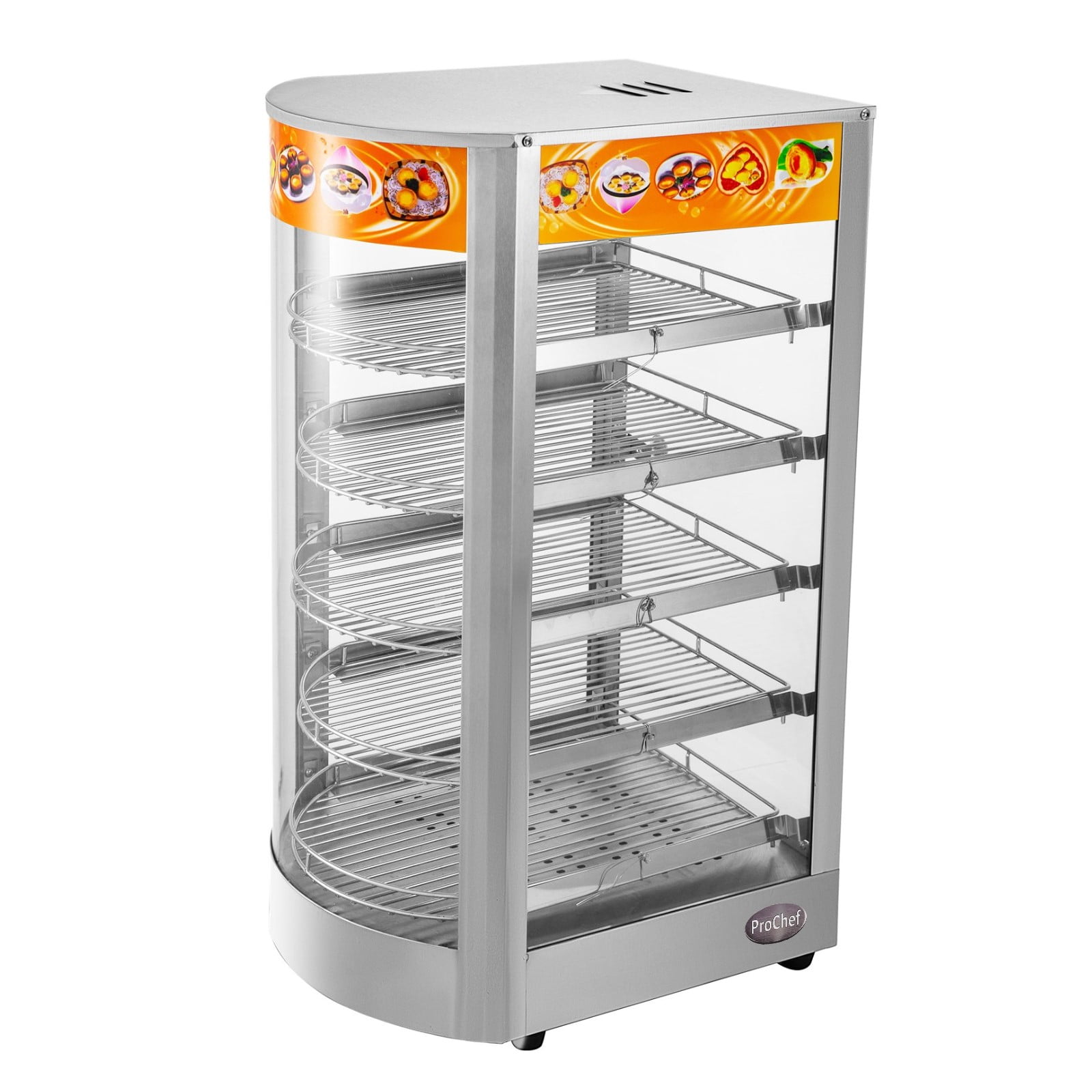 Vitrina De Calor 35 Cm. Acero Inox. 30 A 80°C Et-Ld-1P-W