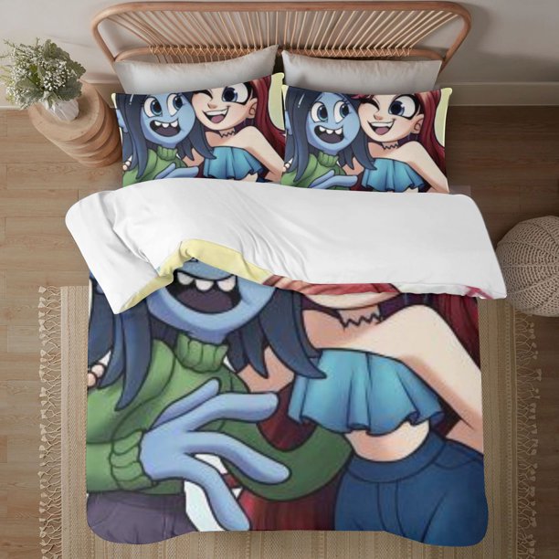 Ruby Gillman Teenage Kraken Soft 3D Printed Duvet Cover Bedding Set with Comforter Cover 3 Piece Set