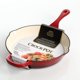thumbnail image 2 of Sartén redondo de hierro fundido esmaltado antiadherente Crock-Pot Artisan de 10", rojo escarlata, 2 of 3