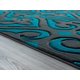 thumbnail image 5 of Alfombra decorativa United Weavers Bristol Heartland Turquesa, 5 of 5