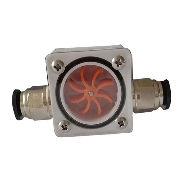 Indicador de caudal de agua, conexión rápida, estable, fácil instalación, medidor de caudal refrigerado por agua para máquinas de grabado, portátil, a Typea 8 mm