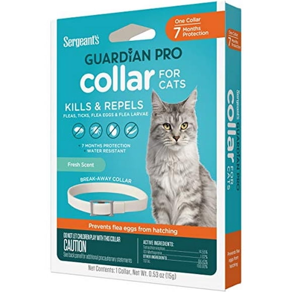 Collar antipulgas y garrapatas para gato Sergeant's Guardian Pro, 1 pieza