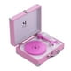 thumbnail image 1 of Tocadiscos Tornamesa Vinilo Maleta Mini Parlantes Rosado, 1 of 3