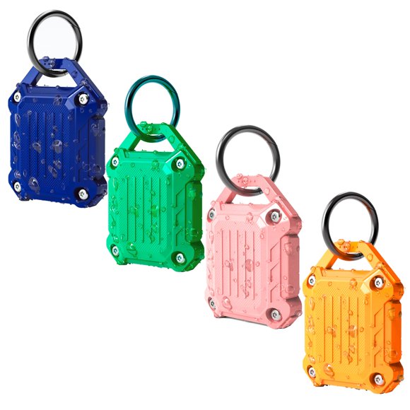 Estuche para Llavero DOVICK Impermeable con Cierre de Tornillo – Pack de 4