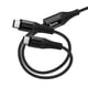 thumbnail image 3 of Cable USB-C a 2 USB-C HOCO X123 1 Metro 3A Negro, 3 of 5
