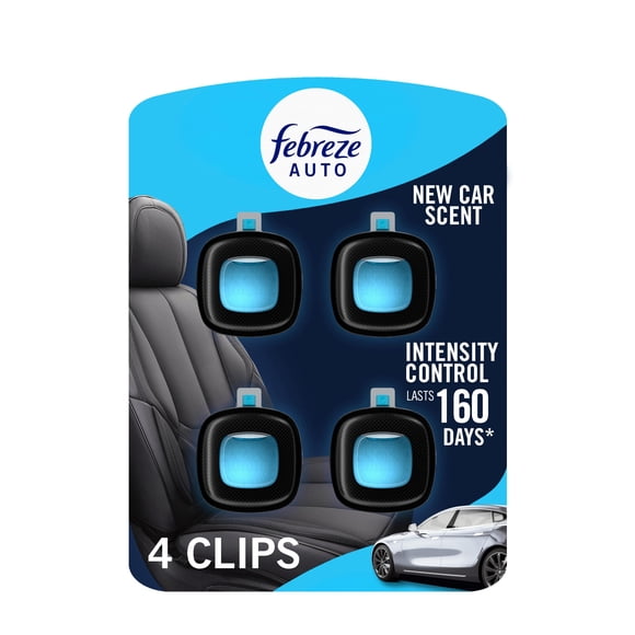Ambientador Febreze AUTO 4 unidades Aroma Coche Nuevo