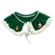 thumbnail image 5 of Babero De Ganchillo Collar De Gatito Bufanda Para Cachorros Perros Y Gatos Pequeños Medianos Verde L, 5 of 5