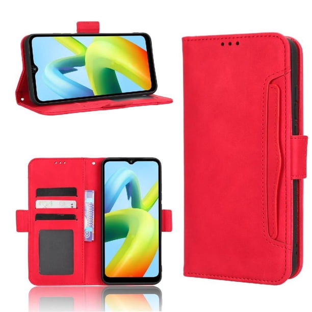 Funda Cartera Magnética para Xiaomi Redmi A1 Plus- Tarjetero Desmontable, Cuero PU, Soporte