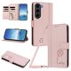 thumbnail image 1 of Funda Cartera Trébol para Samsung Galaxy S23 Plus con Ranuras Tarjetas y Carga Inalámbrica Rosa, 1 of 6
